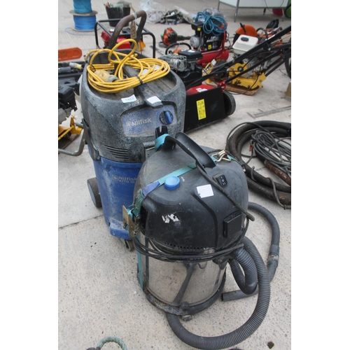 1403 - 2 VACUUMS 240 V AND 110 V  + VAT