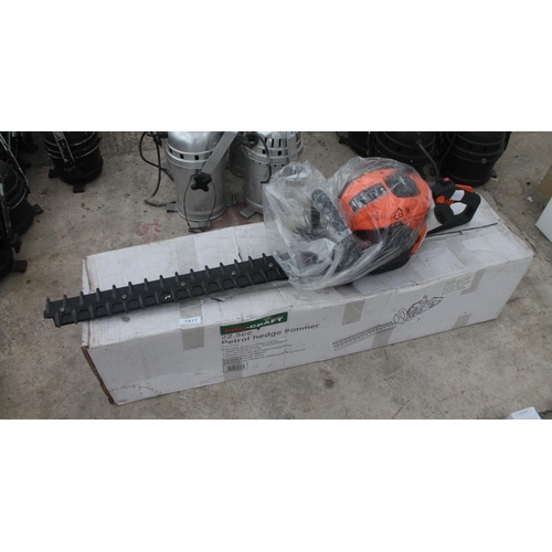 1417 - PRO CRAFT PETROL HEDGE CUTTER  NO VAT