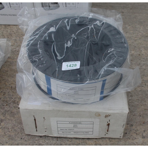 1428 - ALLOY MIG WIRE 5 KG 1.6 MM  NO VAT