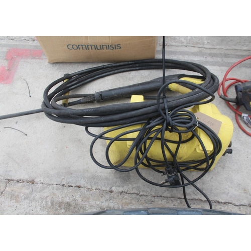 1450 - KARCHER ELECTRIC PRESSURE WASHER IN WORKING ORDER   NO VAT