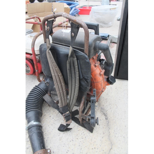 1460 - PETROL BACK PACK BLOWER IN WORKING ORDER  NO VAT