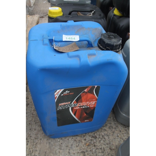 1484 - AQUARIUS OIL 20 L  NO VAT