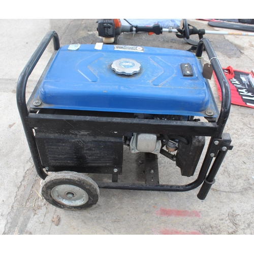 20 - DRAPER EXPERT 2.4 KVA PETROL GENERATOR IN WORKING ORDER  NO VAT