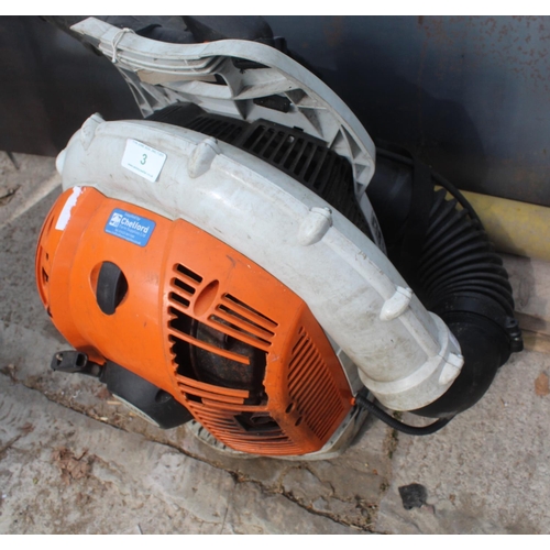 3 - STIHL BR600 BLOWER  NO VAT