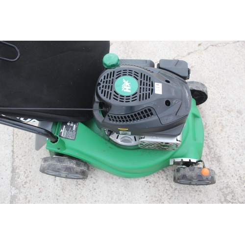 31A - NEW AX HAWKSMOOR PETROL MOWER  NO  VAT