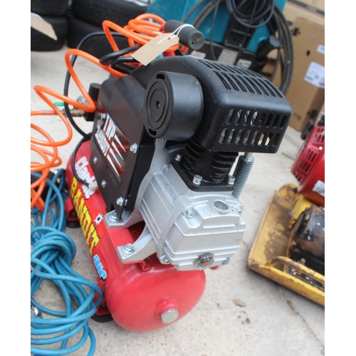 41 - CLARKE 1HP BANDIT COMPRESSOR 240 V  NO VAT