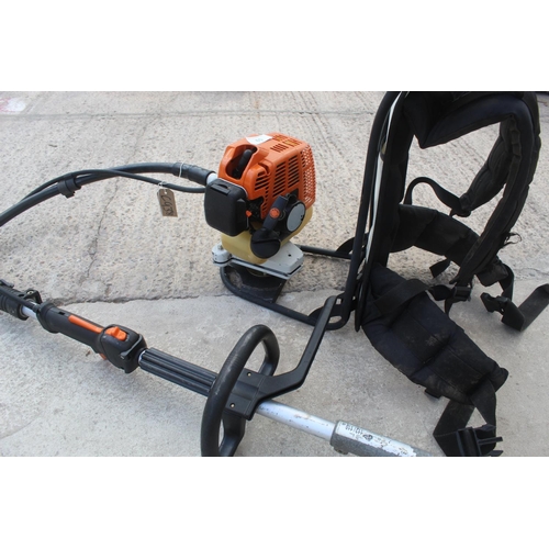 59 - STIHL BACK PACK BRUSH CUTTER IN WORKING ORDER  NO VAT