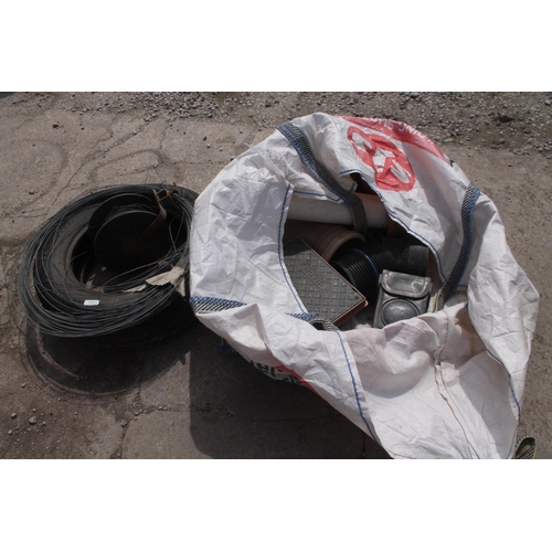 1093 - WIRE PIPES TYRE ETC + VAT