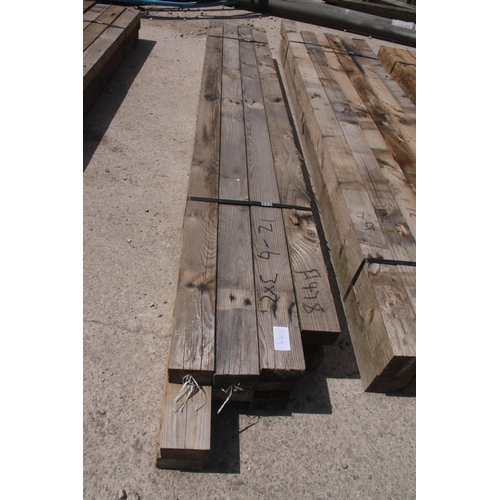 1089 - 12 TIMBERS 3 X 2 AND 6 FT LONG  NO VAT