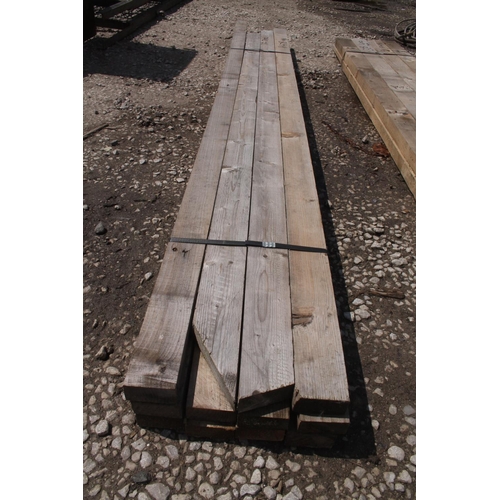 1126 - 12 TIMBERS 3 X 2 AND 7 FT LONG  NO VAT