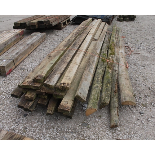 1133 - 32 WOODEN RAILS  + VAT