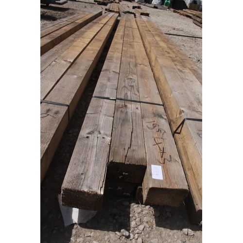 1139 - 6 TIMBERS 4 X 3 AND 18 FT LONG  NO VAT