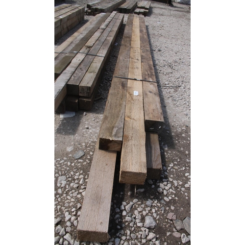 1151 - 6 TIMBERS 4 X 3 AND 11 FT LONG  NO VAT