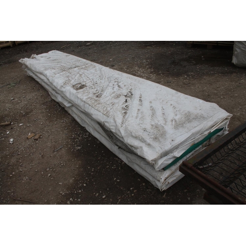 1158 - 12 NEW POLYCARBONATE SHEETS 4 M X 700 MM  NO VAT