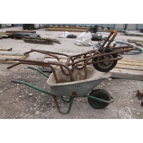 1171 - 3 WHEELBARROWS  + VAT