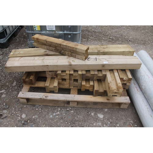 1184 - PALLET OF OFFCUT TIMBERS 6 X 1 1/2  + VAT