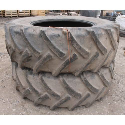 1188 - 2 TYRES 520/85/38  + VAT