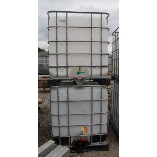 1190 - 2 IBC 1000L  NO VAT