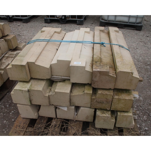 1208 - 2 PALLETS OF STONE SILLS  +  VAT