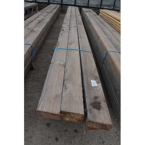 1219 - 15 TIMBER BEAMS 11'1