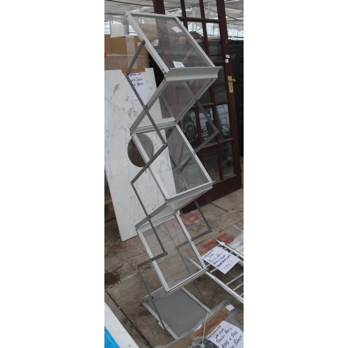 1358 - COLLAPSIBLE BROCHURE STAND  + VAT