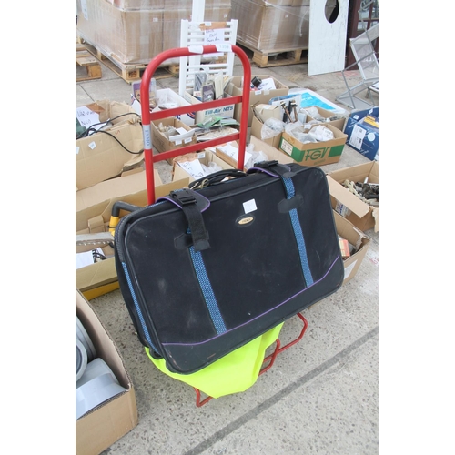 1359 - SUITCASE AND TROLLEY  + VAT