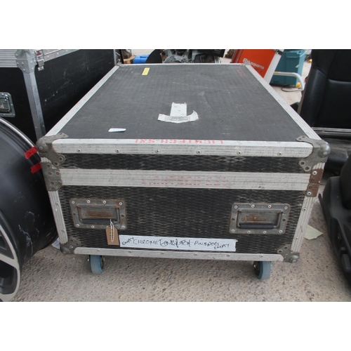 1392 - FLIGHT CASE 110 CM X 74 CM X 54 CM HIGH  + VAT