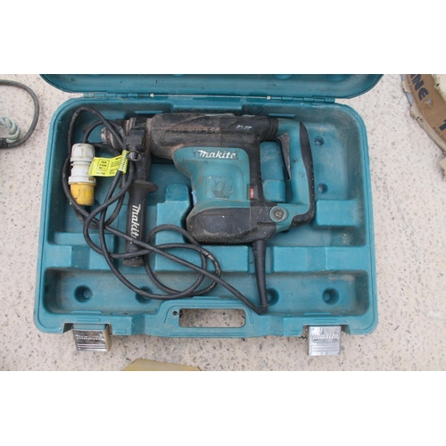 1405 - MAKITA 110 V HAMMER DRILL AND TRANSFORMER  + VAT