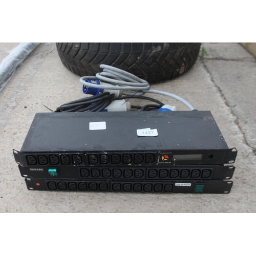 1437 - 3 PDU UNITS  NO VAT