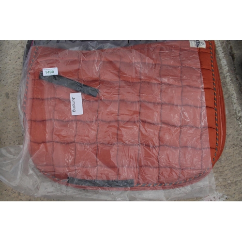 1490 - JUMPING PADDED SADDLE CLOTH  NO VAT