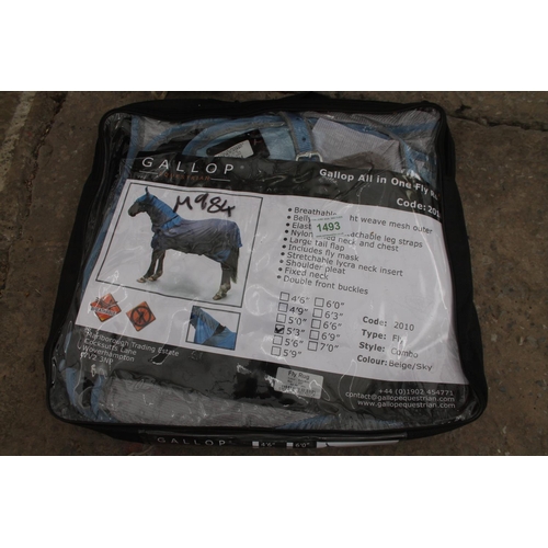 1493 - GALLOP 5'3 ALL IN ONE FLY RUG  NO VAT