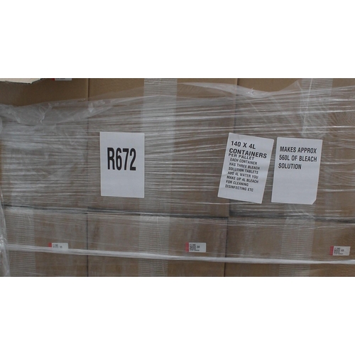 1497 - PALLET OF BLEACH  NO VAT