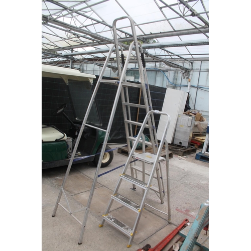 1505 - 2 LADDERS  NO VAT