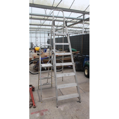 1505 - 2 LADDERS  NO VAT