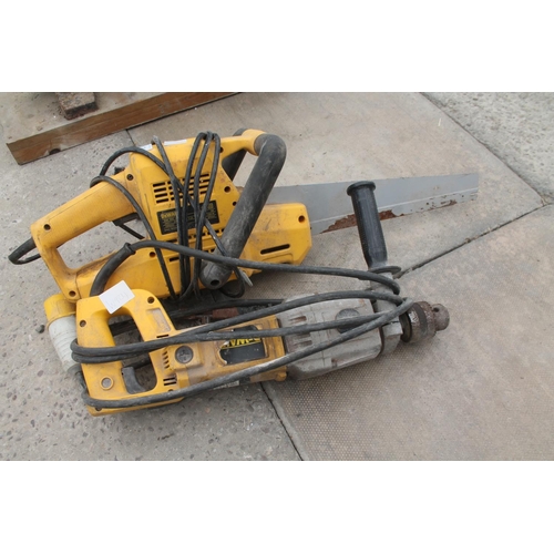 1509 - 2 DEWALT HAND TOOLS  NO VAT