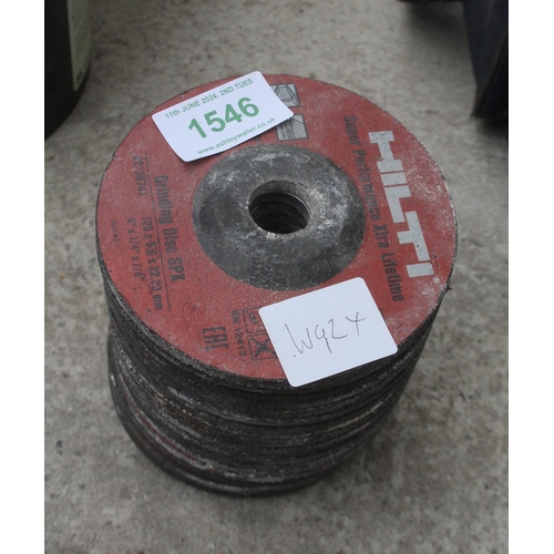 1546 - 20 HILTI DISCS  NO VAT