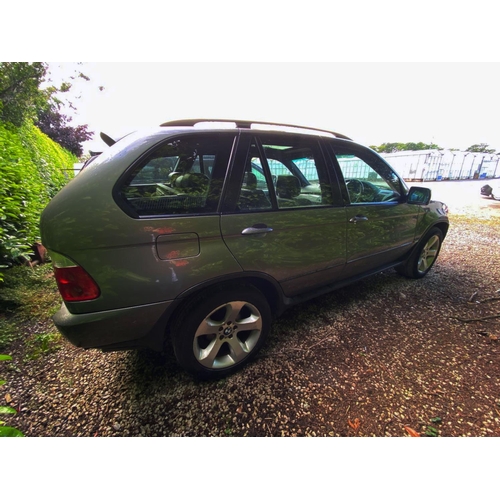 GREY BMW X5 SPORT PO54NTU 5 DOORS AUTOMATIC DIESEL MILEAGE 180209 MOT