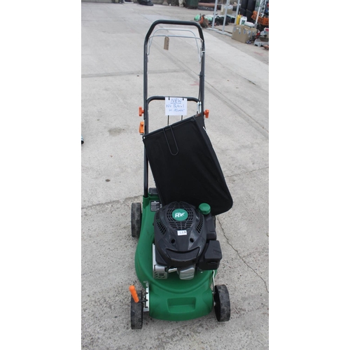 31A - NEW AX HAWKSMOOR PETROL MOWER  NO  VAT