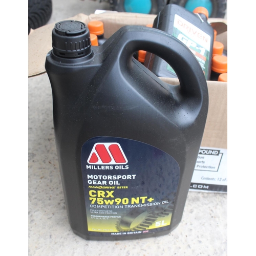 37 - 13 TUBS OF SYNTHETIC OIL 20 W . 50  NO VAT