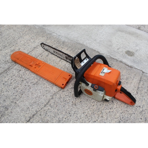 48 - STIHL CHAINSAW O39 IN WORKING ORDER  NO VAT