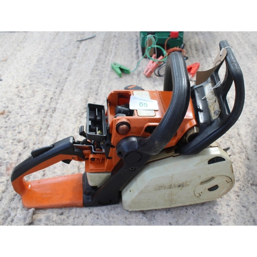 60 - STIHL O23 CHAINSAW FOR SPARES AND REPAIRS  NO VAT