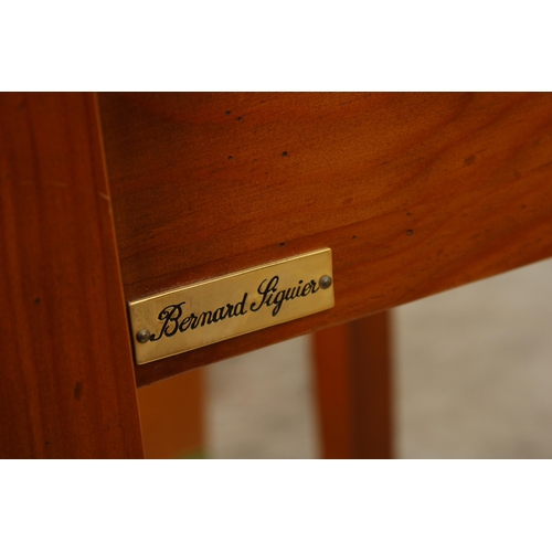 2693 - A BERNARD SIGVIER BEDSIDE TABLE WITH SINGLE DRAWERS