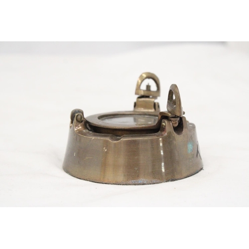 203 - A BRASS 'TITANIC' PORTHOLE ASHTRAY