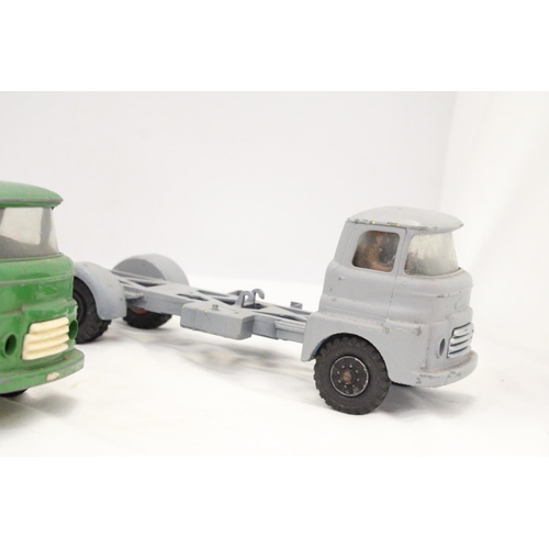 244 - TWO VINTAGE TRI-ANG JUMBO LORRIES