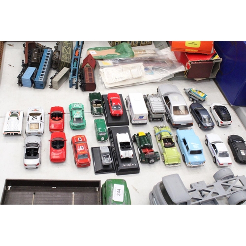 245 - A COLLECTION OF DIECAST MODEL CARS