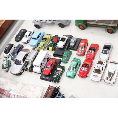 245 - A COLLECTION OF DIECAST MODEL CARS