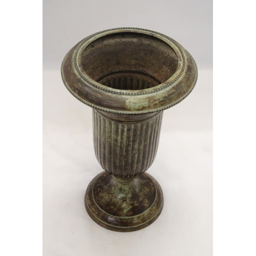 247 - A LARGE BRONZE URN