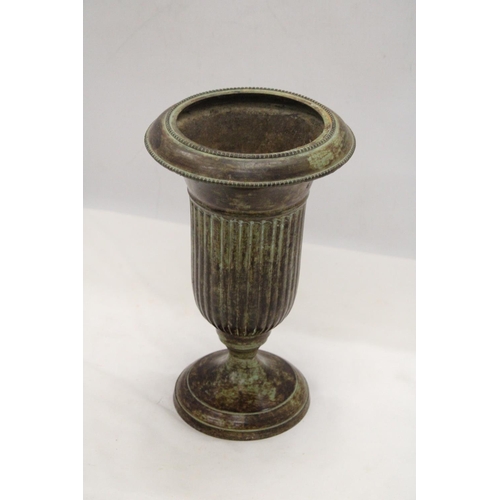 247 - A LARGE BRONZE URN