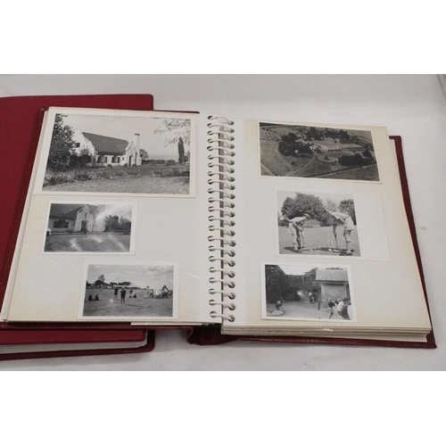 251 - TWO ALBUMS OF VINTAGE PHOTOGRAGHS TO INCLUDE AFICA, ROME KENT ETC