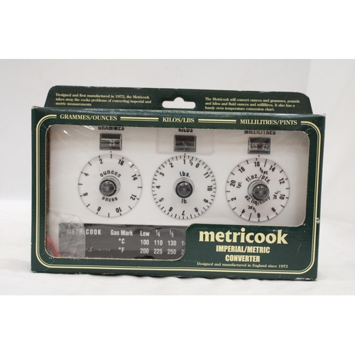 258 - A NEW BOXED METRICOOK IMPERIAL / METRIC CONVERTER